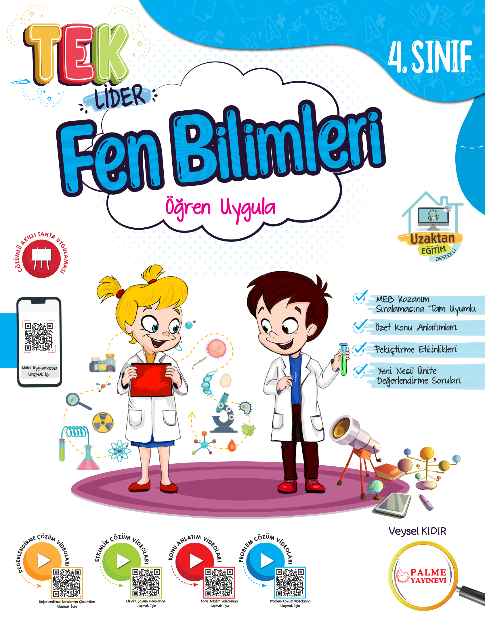 4. SINIF FEN BİLİMLERİ ÖĞREN UYGULA KİTABI (ÇEK KOPAR ÇALIŞ)
